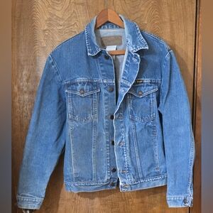 Vintage 90s Wrangler Cowboy Cut Jean Jacket - Size Mens Medium